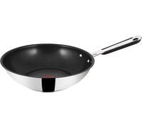 Wok De Acero Inoxidable Compatible Con Inducción Tefal De 28cm