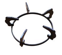 Wok de hierro resistente de 20,2 cm, soporte para fogones, soporte para vitrocerámica, soporte para revolver, freír, preparar, horno