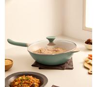 WOK STUDIO - Wok De Aluminio Fundido Con Revestimiento Cerámico Sage