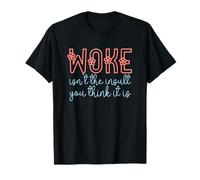 Woke Isn't The Insult You Think it is Retro Flowers Vintage Camiseta