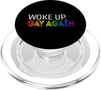 Woke up. Gay Again PopSockets PopGrip para MagSafe