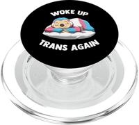Woke Up Trans Again Woke Up Transgender Again PopSockets PopGrip para MagSafe