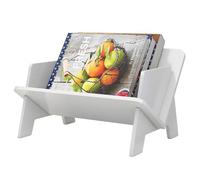 WOKICOR Estantería para Libros Infantiles, Soporte de Escritorio Pequeño, Organizador para Habitación Infantil, Miniestantería Compacta Blanca