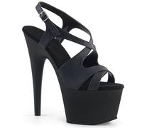 WOkismD Sandalias sexys de plataforma de 6.69 pulgadas para mujer, con correa al tobillo, hebilla de tacón alto, para fiesta de verano, baile de graduación, Gray, 39 EU