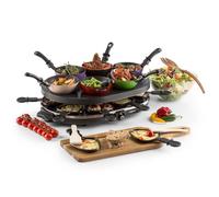 Woklette 1200W Raclette Grill 8 Personas Negro
