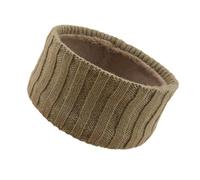 Wokuaile Diademas de Invierno para Mujer Cálidas Tejidas Calentadores de Orejas Suaves y Felpa Marrón