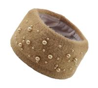 Wokuaile Orejera para Mujer Diadema de Invierno con Forro Polar Orejeras para Correr Senderismo Caqui