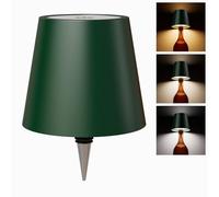 WOKWOYIO Lámpara inalámbrica de botella, lámparas inalámbricas recargables, control táctil, atenuación continua, 3 temperaturas de color, kit de lámpara de botella para bar, restaurante, decoración de