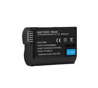 Wokyo - Batería recargable para cámara de litio de alta capacidad, 7.2 V, 2550 mAh, batería de repuesto, ajuste universal para Nikon D7000 D7200 D7500 D850 D750 D500 D800e D800 D610 D600 (negro