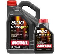 WOL-8100 X-CESS GEN2 5W40 A3 / B4 Fully Synthetic Engine Oil 109776 (6)