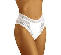 WOLBar Bragas Cintura Alta WB55, Blanco,XL