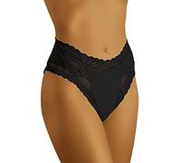 WOLBar Bragas Cintura Alta WB55, Negro,XL