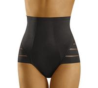 Wolbar Bragas de Cintura Alta para Mujer Shapewear WB428, Negro, XL