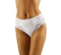WOLBar Bragas De Encaje para Mujeres WB39, Blanco,XXL