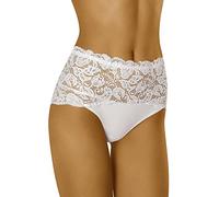 WOLBar Braguita con Encaje para Mujeres WB414, Blanco,L