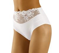 WOLBar Braguita con Encaje para Mujeres WB415, Blanco,XL