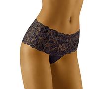 WOLBar Braguita Tipo Shorts con Encaje para Mujeres WB413, Negro,M