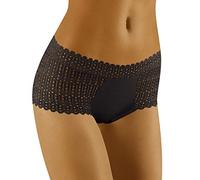 WOLBar Braguita Tipo Shorts con Encaje para Mujeres WB418, Negro,M