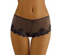 WOLBar Braguita Tipo Shorts para Mujeres WB24, Negro,L