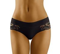 WOLBar Braguita Tipo Shorts para Mujeres WB403, Negro,XL