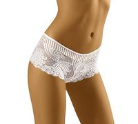 WOLBar Elegante Bragas De Encaje para Mujer WB04, Blanco,L