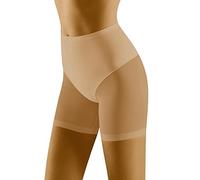 WOLBar Pantalones Moldeadores para Mujeres con Cintura Alta E Insertos De Malla Ajuste Diseño Cómodo E Invisible para Moldear Una Silueta Lisa Y Esbelta, Beige,L