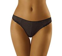 WOLBar Tanga para Mujeres WB117, Negro,L