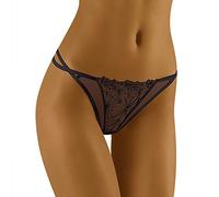 WOLBar Tanga para Mujeres WB119, Negro,S
