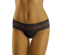 WOLBar Tanga para Mujeres WB310, Negro,S