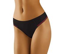 WOLBar Tanga para Mujeres WB59, Negro,L
