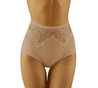 WOLBar WB422 Braguita Adelgazante, Talle Alto para Mujeres, Beige,L