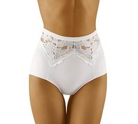 WOLBar WB422 Braguita Adelgazante, Talle Alto para Mujeres, Blanco,M
