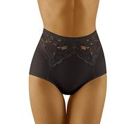 WOLBar WB422 Braguita Adelgazante, Talle Alto para Mujeres, Negro,XL