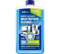 WoldoClean Limpiador Sistema de Leche Cafetera - Limpiador Espumador Leche | Limpiador De Leche Líquido, Compatible Con Jura, Melitta, Saeco, Nivona, Bosch, Boquilla De Leche, Uso Diario