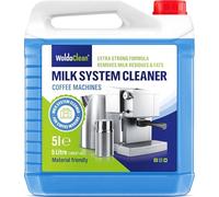 WoldoClean Limpiador Sistema de Leche para Cafeteras 5L - Concentrado Especial, Elimina Grasas & Proteínas de Leche, Universalmente Compatible