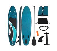 WOLEGM Tabla de surf inflable, 305 x 76 x 10 cm, tabla de surf hinchable con bomba inflable, remo y kit de reparación para surfistas profesionales, principiantes