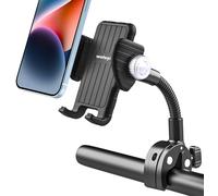 woleyi Soporte Móvil Cochecito, Soporte Móvil Flexible Manillar para Bici Carretera Motocicleta Silla de Ruedas Barco Bicicleta Interior para iPhone 16 Pro MAX, 15 14 13 Mini, Todos los Teléfonos