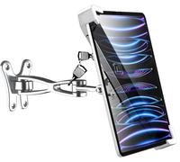 woleyi Soporte Pared Tablet Antirrobo, Soporte iPad con Candado y Llave, Soporte Seguridad de Metal para iPad Pro 12.9/ Air, Surface, Galaxy Tabs (Tableta Grande de 9-14")
