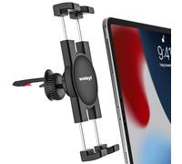 woleyi Soporte Tablet Coche Rejilla Aire, Soporte para Tablet Móvil Rejilla de Ventilación [Clip Mejorado Nunca se Mueve] para iPad Mini Air Pro, Galaxy Tab, Kindle, Fire, iPhone 16, 4-13"