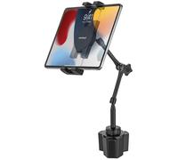 woleyi Ultra-Flexible Soporte Tablet Coche Portavasos - [Brazo Mágico Ajustable de Aluminio] Soporte Copa Taza Camión Vehículo para Tablets, Móvils, iPad, Galaxy Tab, Fire, iPhone, 4-13"