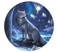 Wolf 1000 Piece Jigsaw Puzzle For Adults Challenging Game Stress Relief Puzzle Exercise The Memory of The Brain for Adults and Kids, Age 12 Years Up 1000pcs (67.5x67.5cm)