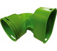 Wolf Adaptador angular de transición CWL de 75mm redondo a conducto plano 50x100 - 2577347