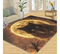Wolf Alfombra de Lobo Lavable Grande de 200 x 290 cm, para Sala de Estar, Suave, Pelo bajo, Antideslizante, moqueta para Dormitorio, decoración del hogar