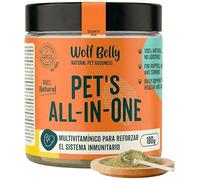 Wolf Belly - 8 en 1 Multivitamínico Perros y Gatos 100% Natural (180 g)