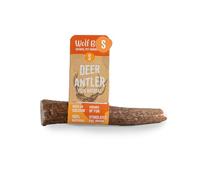 Wolf Belly - Asta de Ciervo para Perro Natural (Talla S) Mordedor Seguro y Duradero | Reduce Sarro y Placa | Rico en Calcio y Proteínas | Calma Estrés y Ansiedad | Bajo en Grasas - Hecho en España