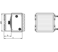 Wolf Caja de filtro para Aerotermo TopWing TLH 25 - 6500549