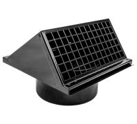 Wolf Campana de pared DN160 Color: negro, para CWL - 2575807