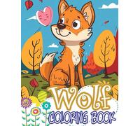 Wolf Coloring Book: 50 Cute Wolf Designs | Unleash For Creativity