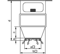 Wolf cono adaptador para rejilla de inducción para LH 100 - 6500937
