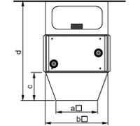 Wolf Cono de salida para calentador de aire TopWing TLH 25 - 6500333